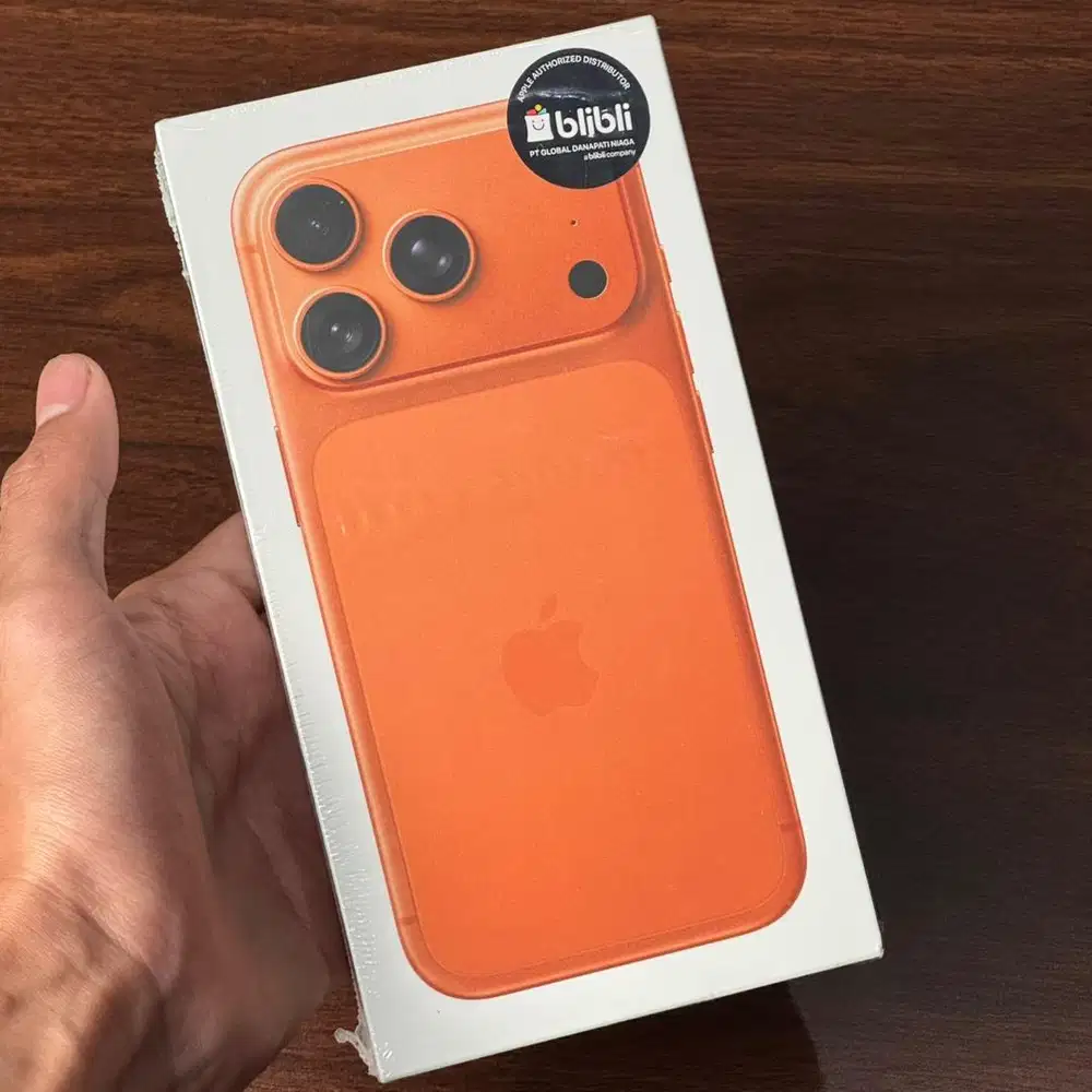 iPhone 17 PRO 256GB Cosmic Orange Garansi Resmi