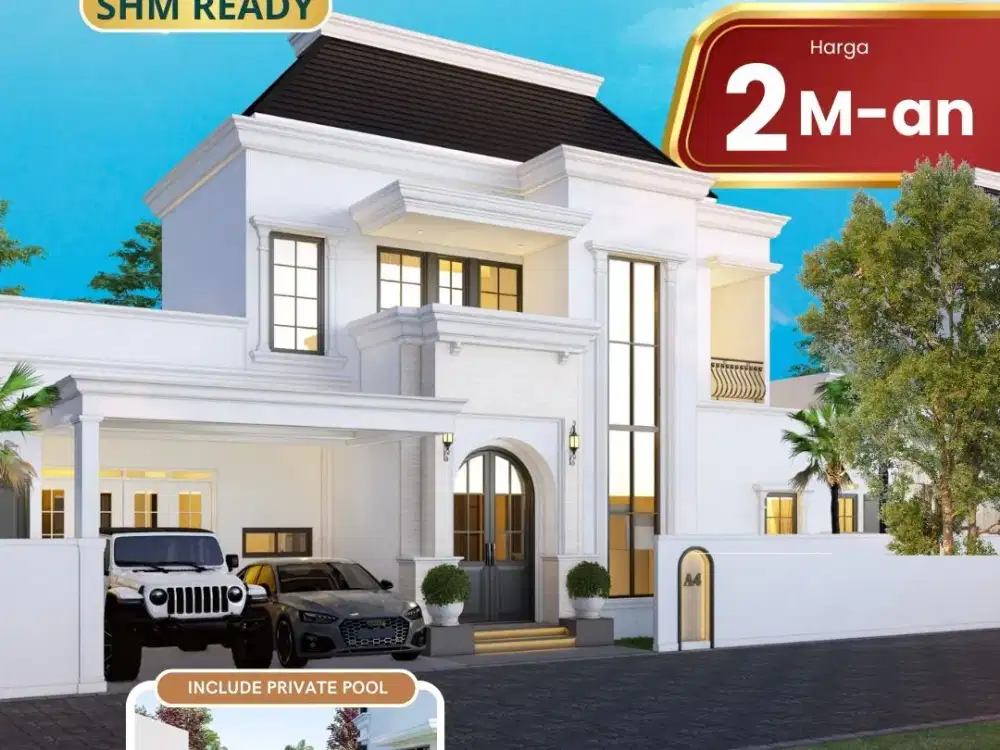 RUMAH KOLAM RENANG PRIBADI DEKAT RUMAH SAKIT PKU GAMPING