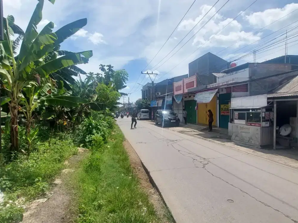 Tanah Bekasi Pinggir Jalan Dekat Grand Wisata - Cocok Ruko/Gudang