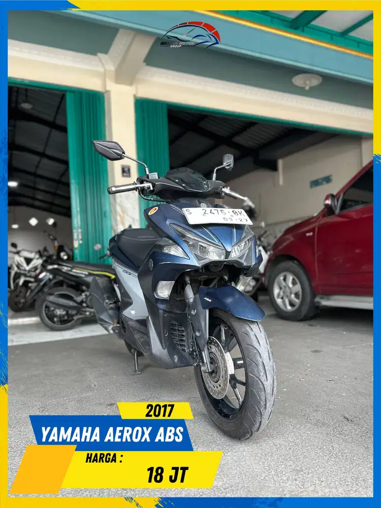 YAMAHA AEROX ABS 2017 MESIN DIJAMIN OKEE HIKMAH MOTOR KEPUH