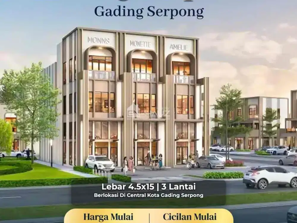 Ruko Illago 3 Lantai Hadap Jalan Boulevard Gading Serpong / Il Lago