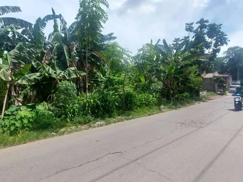 Tanah Dekat Grand Wisata - Pinggir Jalan Cocok Ruko/Gudang