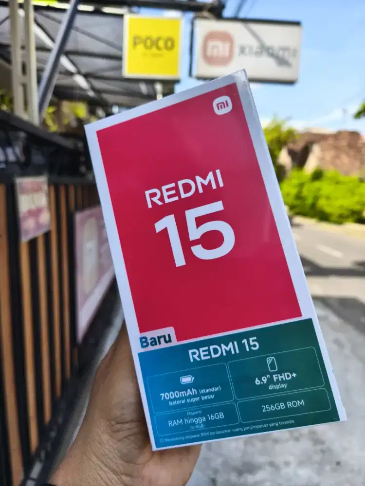 NEW XIAOMI REDMI 15 8/256 RESMI 15 BL XIAOMI