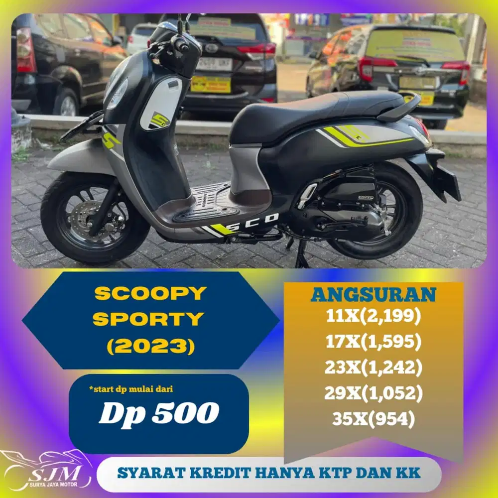 HONDA SCOOPY SPORTY 2023 SIAP PAKAI