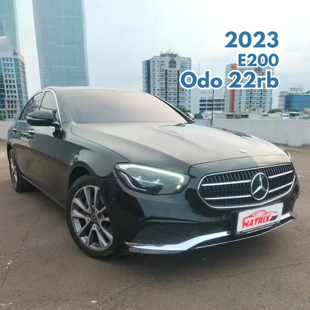 Mercedes Benz E200 2023 NIK 2022 Black on Brown Hitam Mercy E 200 AVG