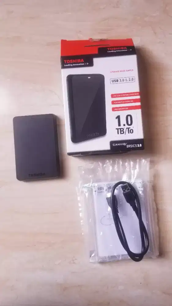 Harddisk hdd external toshiba 1tb