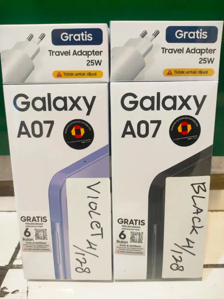 SAMSUNG A07 4+4/128GB NEW! RESMI!