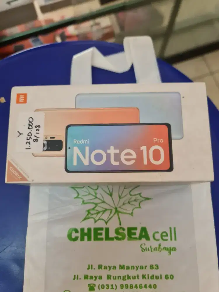 Murah hp xiaomi Redmi Note 10 pro 8/128 lkp, bs TT