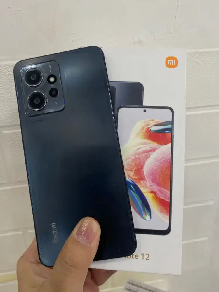 Redmi note 12 4/128 full set original grs resmi
