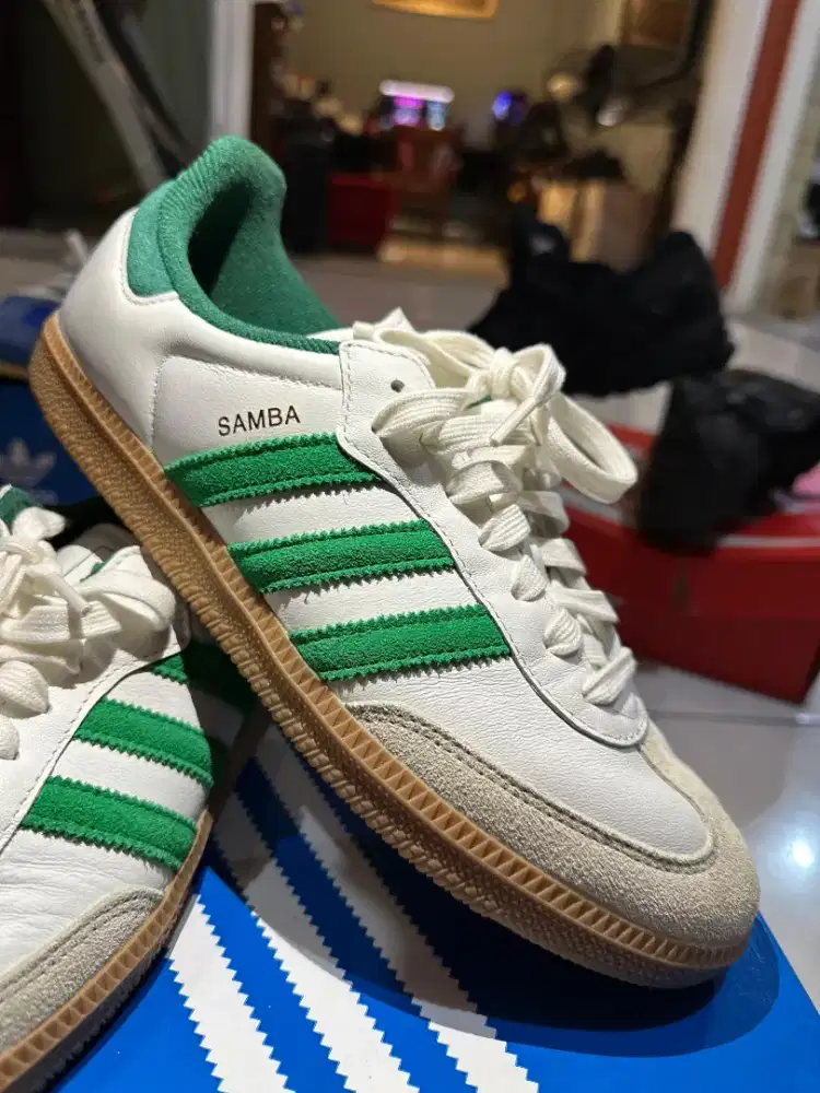 ADIDAS SAMBA OG GREEN ORIGINAL used like new