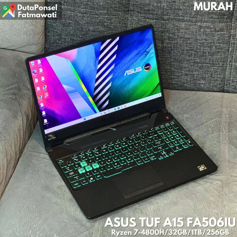 ASUS TUF A15 FA506IU R7-4800H/32GB/1TB/256GB SSD/GTX 166O TI