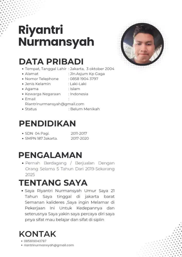 Mencari pekerjaan Yang serius