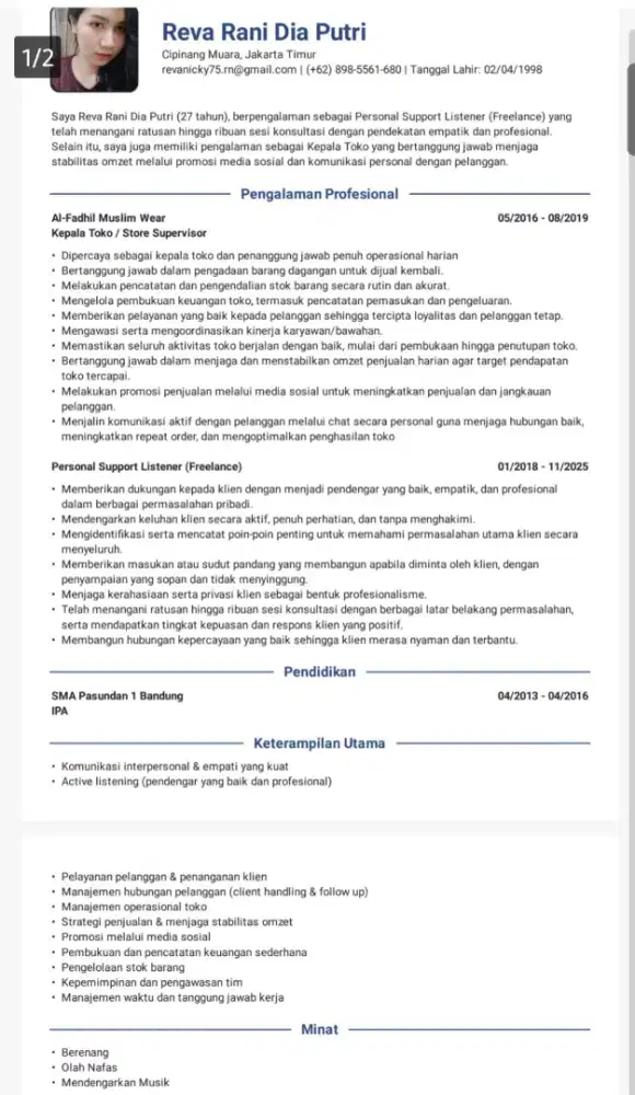 Izin saya mencari loker / lowongan pekerjaan halal