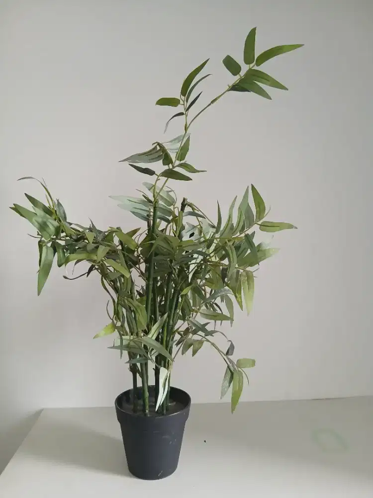 Tanaman Hias Bambu Artificial dalam Pot