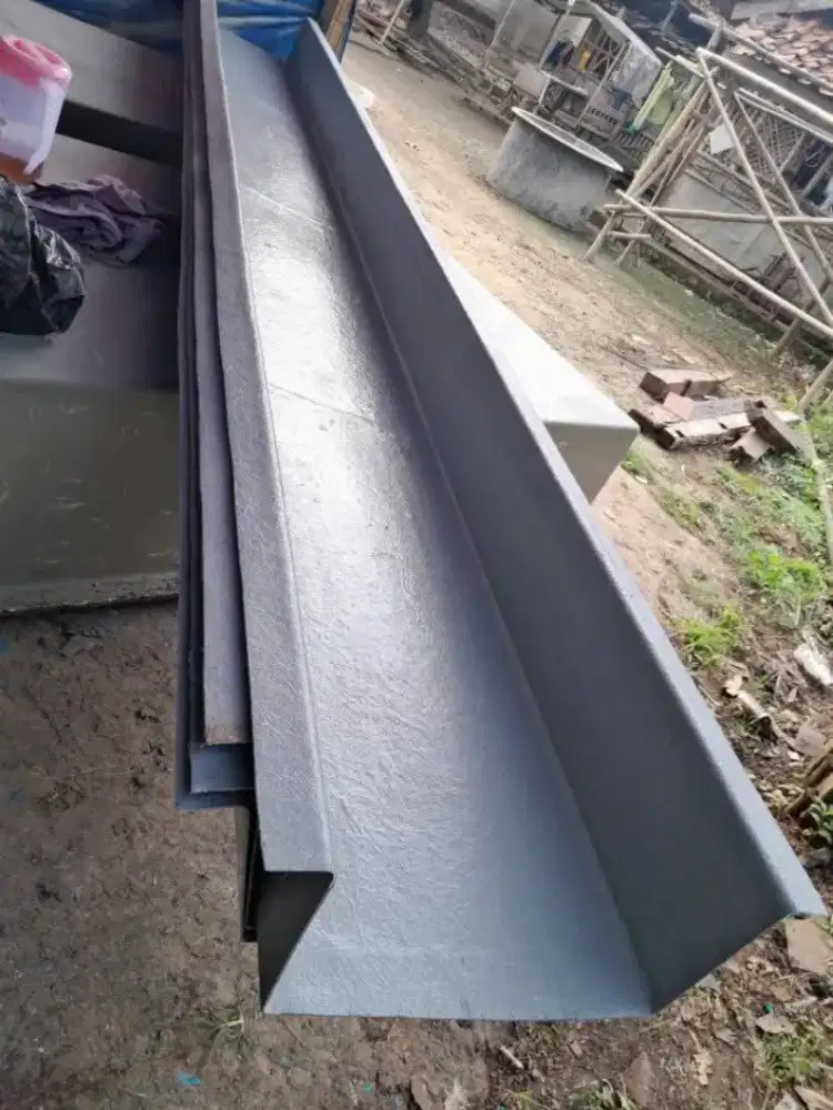 TALANG AIR FIBERGLASS, GUTTER FRP, TALANG AIR COSTUM, TALANG AIR FRP