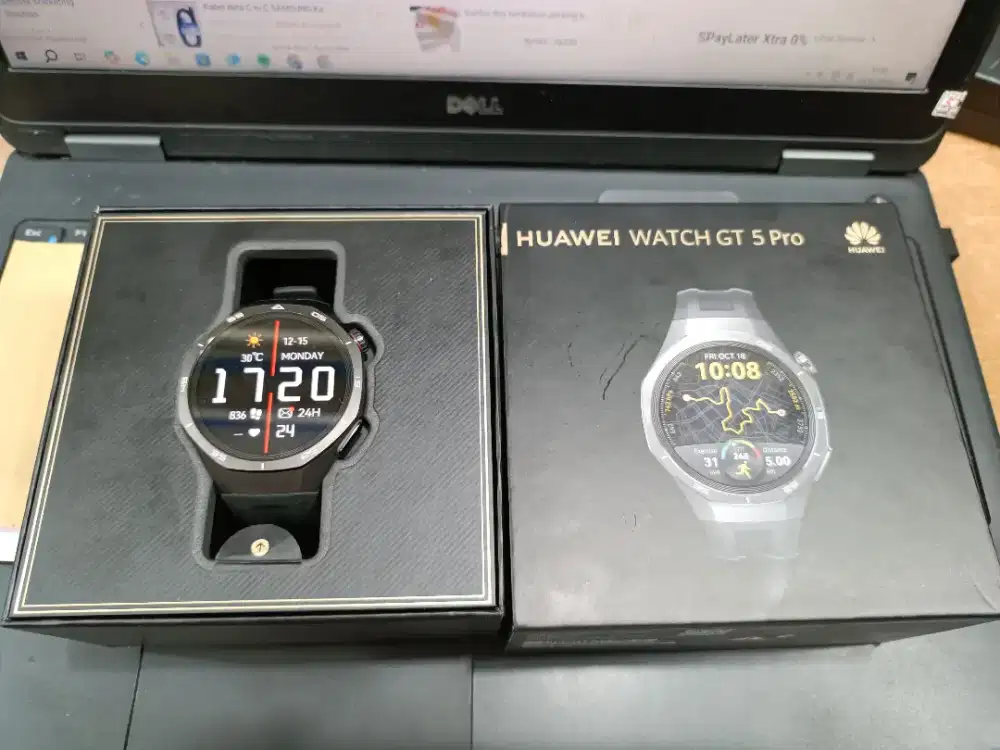 Second Huawei Watch GT 5 Pro 46mm istimewa fulset ex resmi no minus
