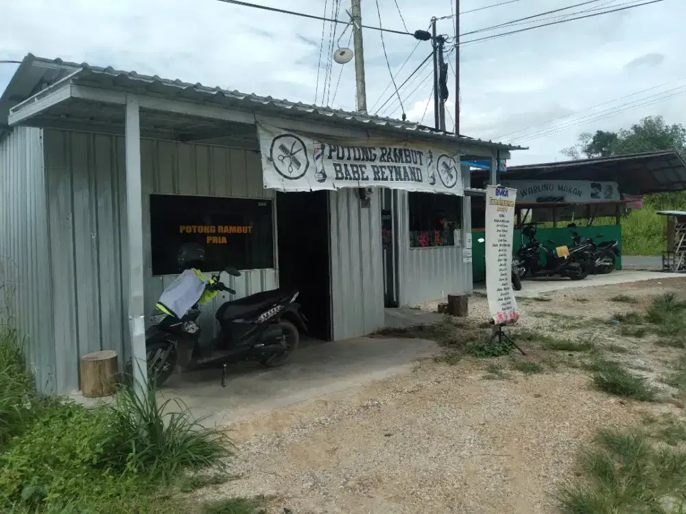 Over sewa bangunan pangkas rambut,juice dan sewa tanah