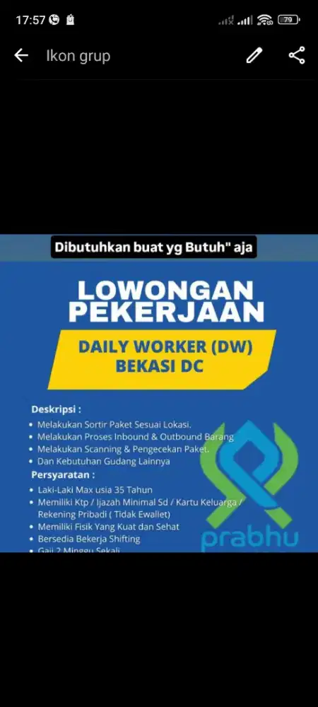 Daily Worker DC Shopee