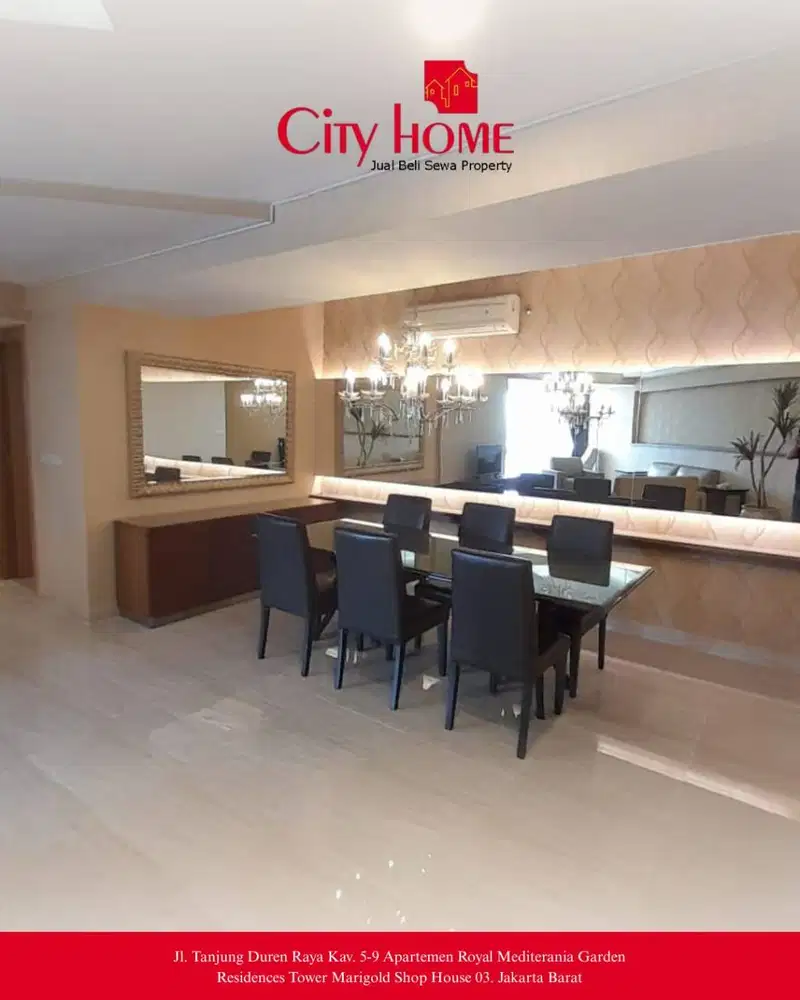 Sewa Cepat Apartemen Condo Minium Taman Anggrek Full Furnished