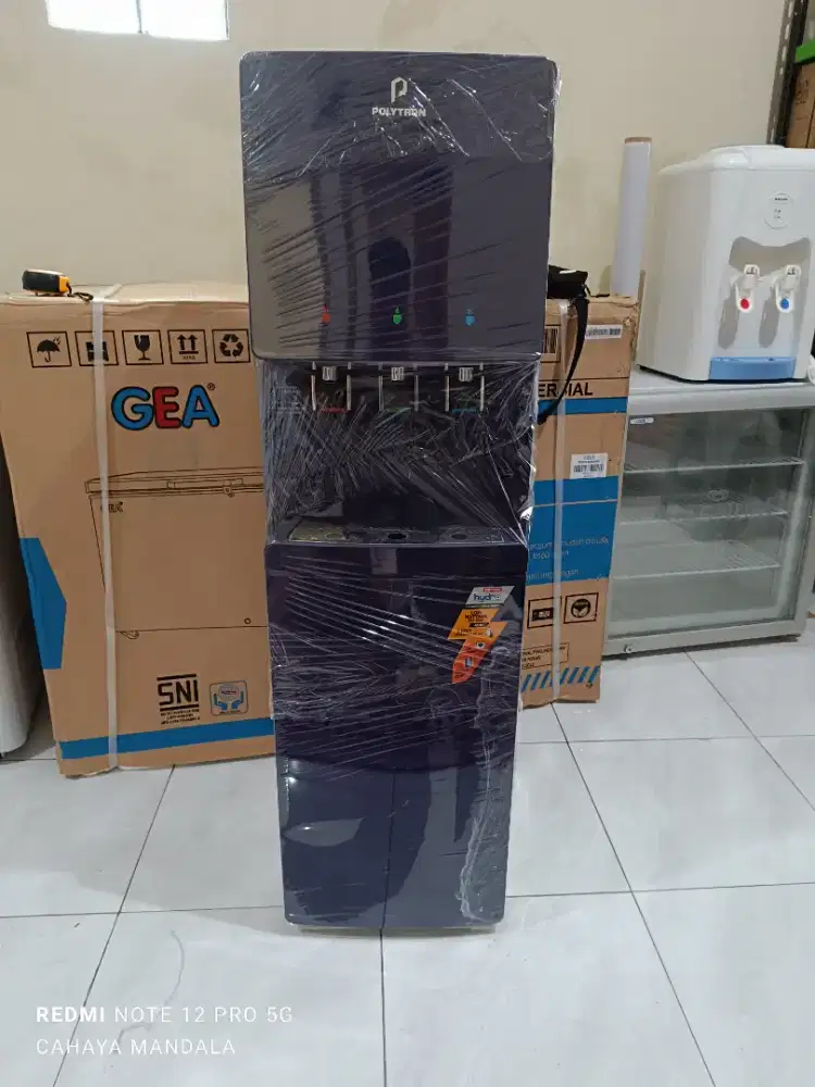 Polytron dispenser galon bawah 3 keran like new