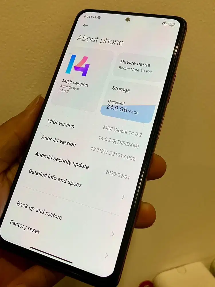 redmi note 10 pro 6/64gb