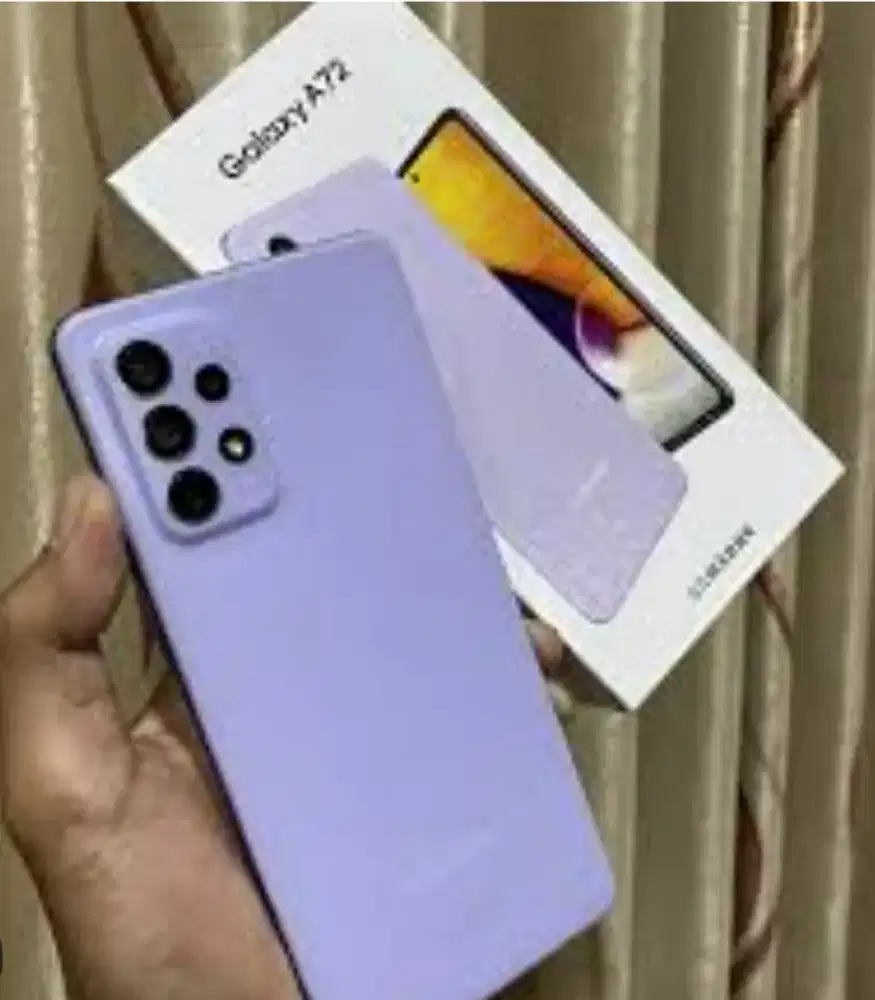 Murah hp samsung A72 8/128 semua masih original, bs TT