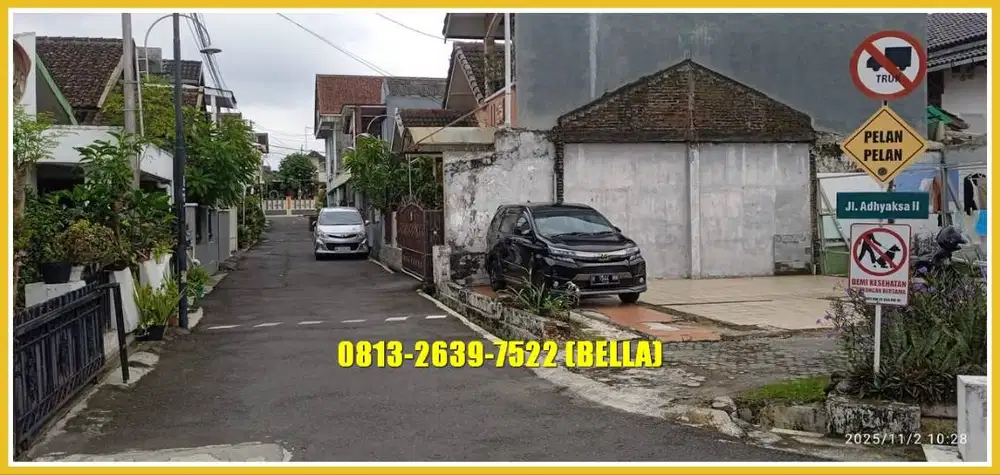 dijual tanah banteng jl kaliurang km 7 dekat pasar kolombo jakal