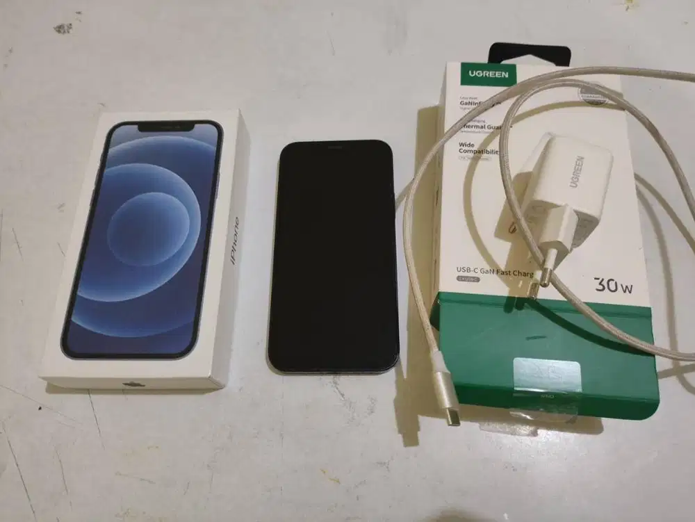 •Iphone 12 inter 128 beacukai (regis sendiri di soetta)  mulus 99%