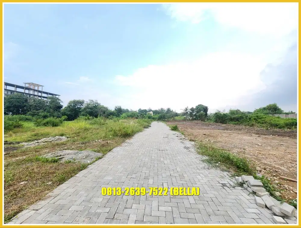 tanah jogja 100m Ringroad Utara Dekat Tol Trihanggo ngawean barat UGM