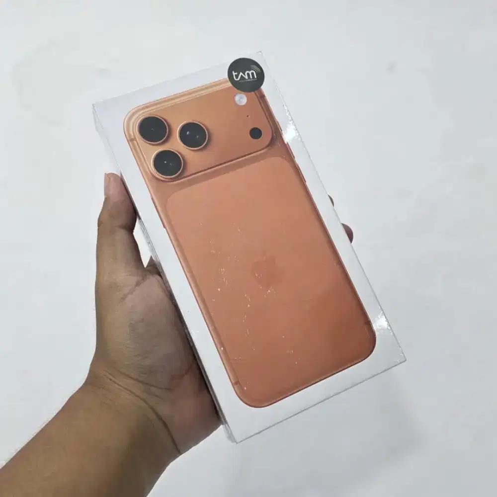 iPhone 17 pro max kondisi segel bergaransi resmi iBox