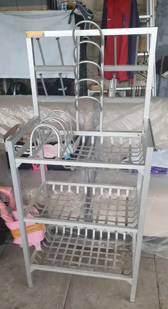 Rak Piring Aluminium