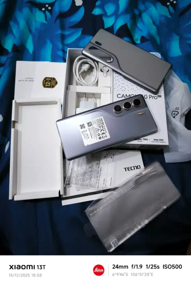 TECNO COMON 40 PRO 5G RAM 8/256GB RESMI INDO, 2 MINGGU AKTIF