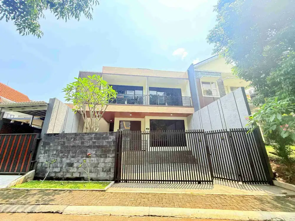 umah Baru Minimalis 2 Lantai Siap Huni Depan Green Area View Sungai dan Pegunungan Sentul City, Bogor