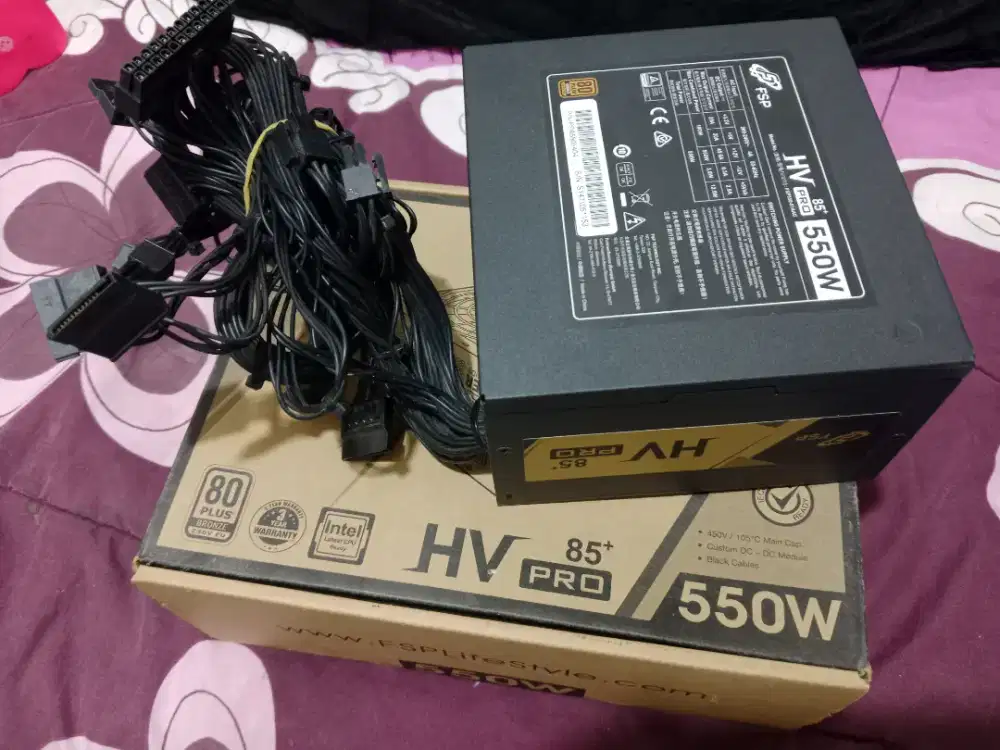 FSP HV 85 Pro 550W 80 Plus Bronze - PSU/Power Supply