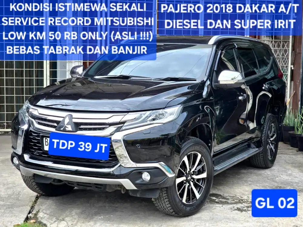 Mitsubishi Pajero Sport 2018 Dakar AT Diesel kaya 2017 Exceed 2019