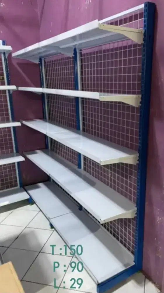 Rak susun display minimarket