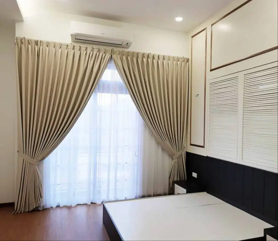 Jual Gorden Blackout Pasang Skat Klinik Hordeng Pintu Gordyn Vitrase