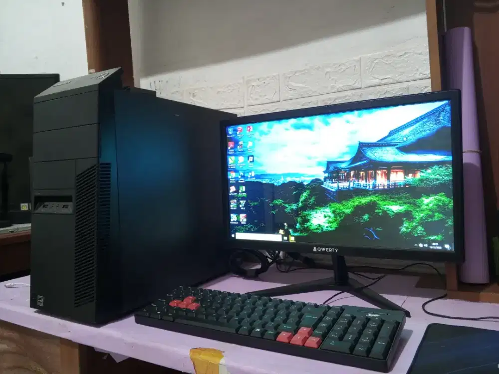 Pc gaming ram 16gb + intel core i5 + vga 2gb + led 19inch..lenovo