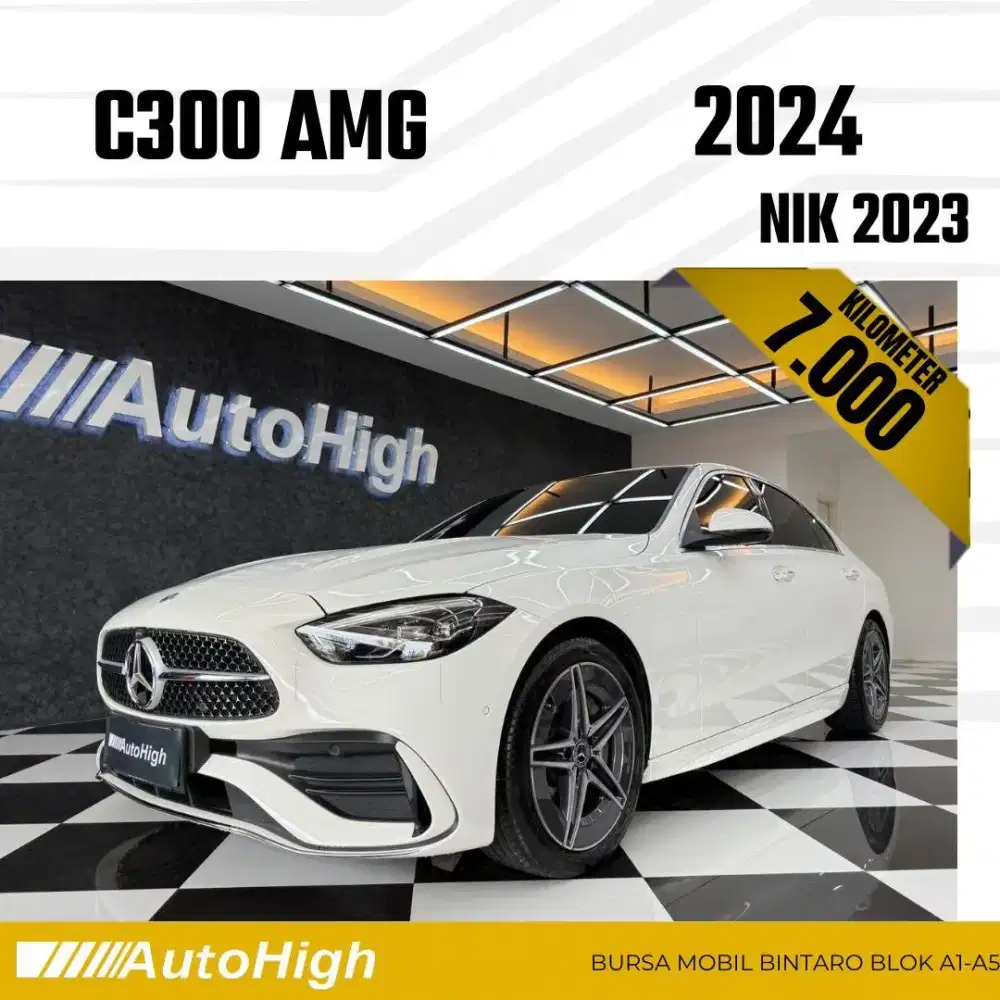 DP10% [Km7.000] C300 AMG 2023 White Reg 2022 #AUTOHIGH
