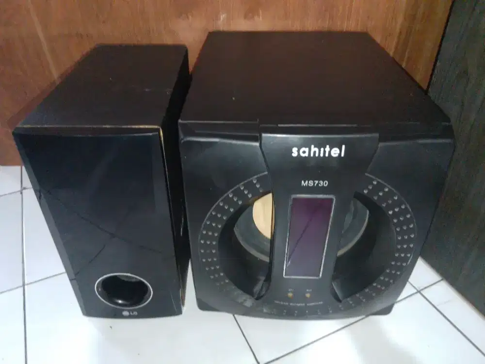 Sahitel Pasif Subwoofer 8 in, 6 ohm, full ori, box utuh, max driver
