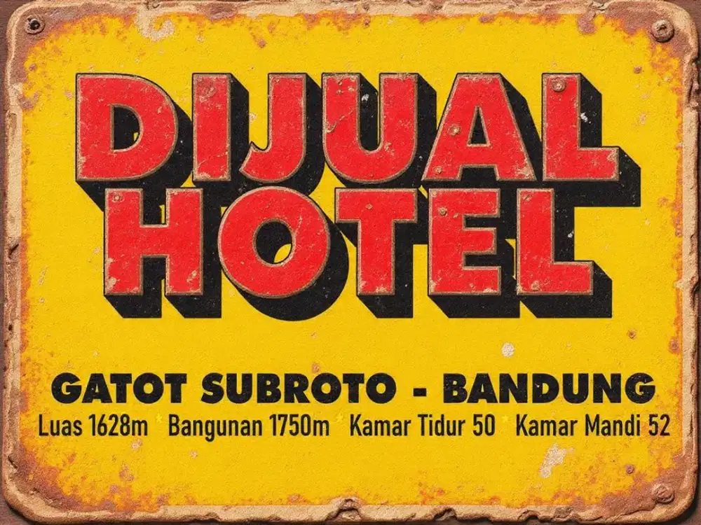 JUAL HOTEL MURAH DI, GATOT SUBROTO, ASIA AFRIKA, BURANGRANG, BANDUNG PUSAT,