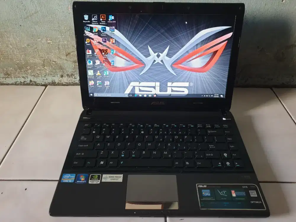ASUS COREI5 VGA NVIDIA GEFORCE SSD RAM8GB SLIM MODEL SIAP PAKAI MANTAP