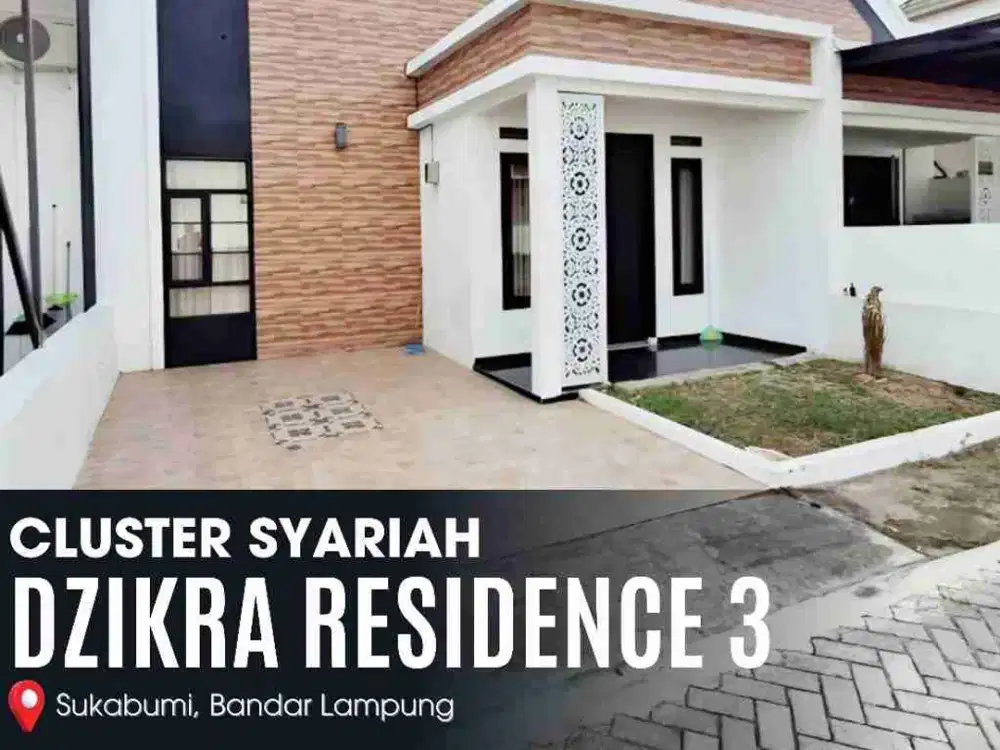 RUMAH PREMIUM DZIKRA RESIDENCE 3 SIAP HUNI PREMIUM