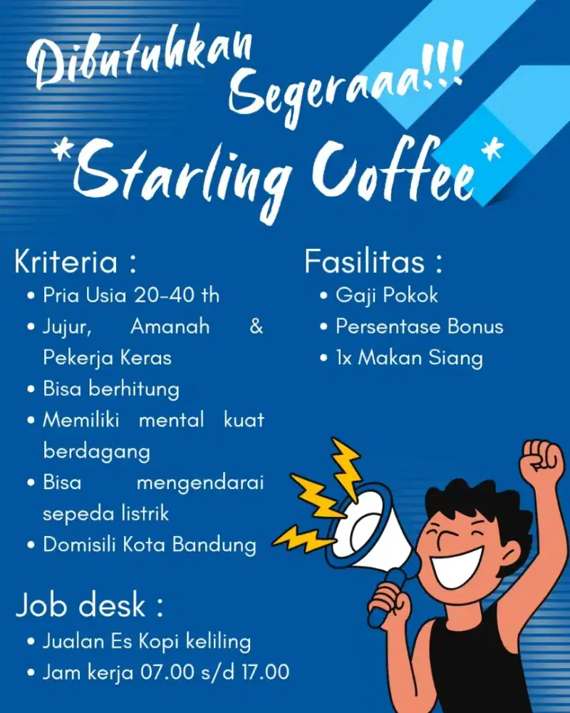 Lowongan Kerja Kopi Keliling