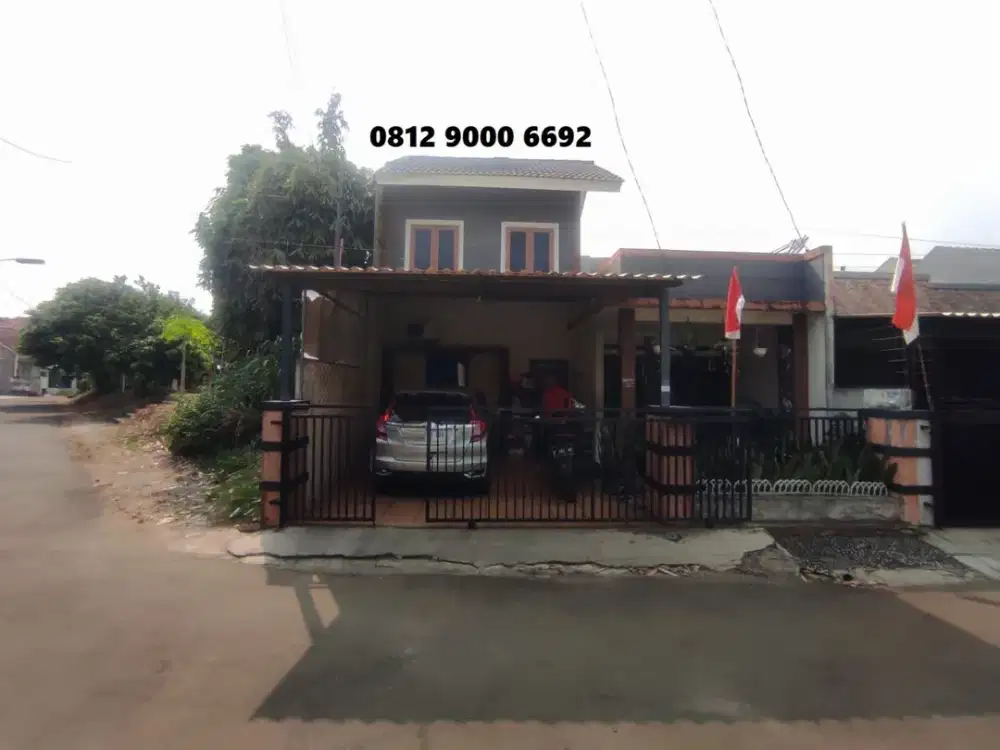 Jual Rumah Hook 2 Lantai Griya Loka BSD Serpong Tangerang Selatan