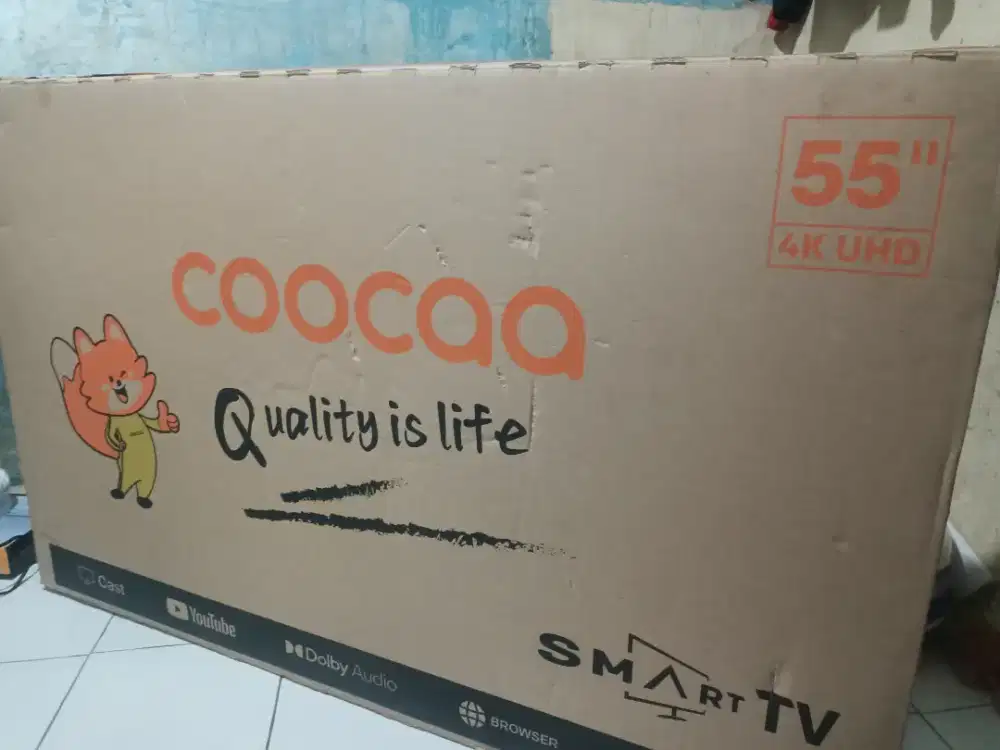 Smart tv coccaa 55 inch fullset