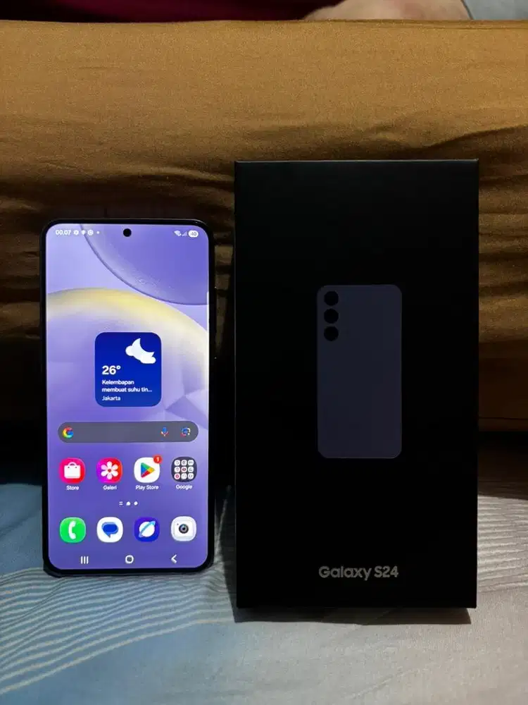 Samsung Galaxy S24 8/512 Violet Fullset Resmi