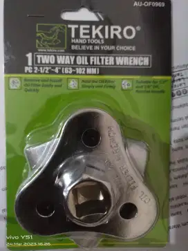 TEKIRO hand tools pembuka filter oli semua jenis mobil, BARU,  via WA
