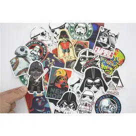 Stiker Tempel Star Wars 25pcs 25 pcs Lengkap Starwars