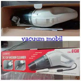Vacuum Cleaner Mobil portable, arus DC, ukuran 35 x 12 x 8 cm
